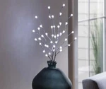 Evergreen 32 Led Bubble Cor Natural Branches Silver, Pack 40 Lights.. Fixed Price $24.97.
