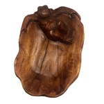 Wood Art Monkey Hand Carved Fruit Bowl Kitchen Jungle Ape Gorilla. Fixed Price $44.00.