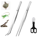 Alfyng 15 Inch Reptile Feeding Tongs Long Tweezers Cricket Clamp Bug Scooper, 3. Fixed Price $13.23.