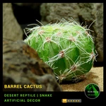 Artificial Barrel Cactus Desert Reptile Snake Enclosure Plant Ron Beck Designs. Fixed Price $6.99.