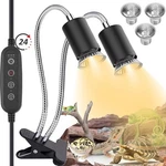 Zjnbmtfy Lamp,double-head Heating For Reptiles, Uva/b Black. Fixed Price $28.88.