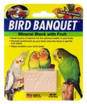 Zoo Med Labs Supplement Mineral Bird Banquet Block Fruit Formula Small Healthy. Fixed Price $7.71.