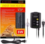 Aiicioo Under Tank Heater Thermostat - Reptile Heating Pad With Temperature C.... Fixed Price $37.10.