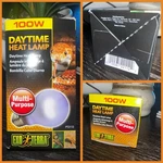 Exo Terra Daytime Heat Lamp 100 Watt PT-2112 Brand New. Fixed Price $11.22.