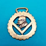 Brass Horse Harness Medallion Winston Churchill Prime Minister Equestrian. Fixed Price $15.00.