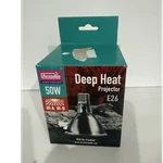 Arcadia Deep Heat Projector E26 50W Reptile Lamp Bulb Ir-a Ir-b. Fixed Price $20.00.