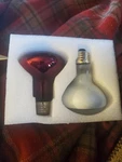 Reptile Lamp Bulbs 100W 2 Pack,day And Night Infrared Basking Spot Heati.... Fixed Price $12.55.