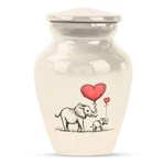 Elephant Family Commemorative Cremation Urn For Adult Ashes Keepsake. Fixed Price $29.99.
