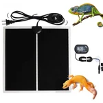 Mq Reptile Terrarium Heat Pad With Lcd Digital Aquarium 5W, 5.5*6 In. Fixed Price $15.91.