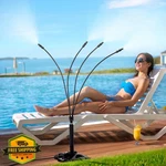 Rafow Portable Patio Misting System 26.5 Ft Standing Outdoor Cooler. Fixed Price $41.98.