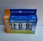 Satco S6235 13-WATT Medium Base T2 Mini Spiral, 2700K, 120V, Pack 4 Bulbs. Fixed Price $9.99.