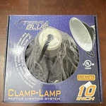 Terra Blue Clamp-lamp Reptile Lighting System 10 Inch 250 Watts Maximum. Fixed Price $10.00.