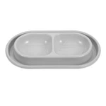 Popetpop Cat Food Double Dish 14.57IN Dual Feeding Bowls With Water And. Fixed Price $27.62.