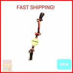 Mammoth Flossy Chews Color 3 Knot Tug W/standard Tennis Ball Premium Cotton-po. Fixed Price $12.21.