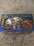 Turtle Heat Lamp Kit-energy-efficient Uvb Halogen Light For Reptiles. Fixed Price $60.00.