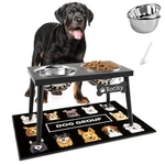 Metal Raised Bowl Stand For Large Medium Dogs Stronger Elevated B.... Fixed Price $41.77.