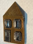Vtg Kathleen Doyle Tom Reardon Kd-tr House W/ Windows+door Brass Brooch Pin Exc*. Fixed Price $12.99.
