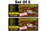 Exo Coco Husk Brick 8QT 8.8L Set Of 2 Reptile Terrarium Substrate. Fixed Price $11.99.