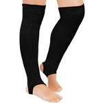Zhanmai Cut Resistant Leg Sleeves Bite-proof Heel Hole Style, Black. Fixed Price $14.69.