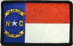 North Carolina Flag Patch With Hook Adhesive Fastener Military Black Border. Fixed Price $10.97.