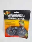 Zoo Med Precision Analog Thermometer & Humidity Gauge. Fixed Price $14.48.