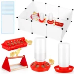 Pominel Brooder Box Starter Kit, Plastic Baby Chicken Feeder And Waterer. Fixed Price $83.15.