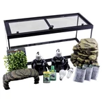 Beginner Turtle Pet Kit - Tetra 20 Gallon Aquarium With Filter Heating Lamps. Fixed Price $299.99.