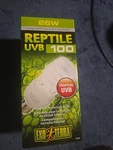 New Exo Reptile Uvb 100 Tropical Terrarium Bulb - 26 Watt. Fixed Price $14.99.