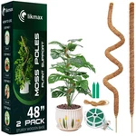 2-PACK 48'' Bendable Moss Poles For Monstera & Climbing Plants Flexible. Fixed Price $35.19.