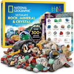 National Geographic Rock Collection Box For Kids 300 Piece Gemstones And Set. Fixed Price $34.53.