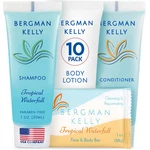 Bergman Kelly Hotel Toiletries Bundle 40 Pcs - Tropical Waterfall Guest Amenitie. Fixed Price $34.48.