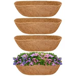 Halatool 24 Inch Coconut Liners For Planters (4 Pack) Natural Fiber. Fixed Price $35.64.