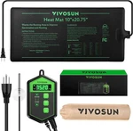 Vivosun Seedling Mat Warm Starter Heating Pad W/ Thermostat Controller. Fixed Price $39.24.
