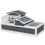 3-ROOM Tortoise House Habitat Balcony Ramp Enclosure Indoor Outdoor Reptile Cage. Fixed Price $150.99.