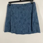 Toad&co Seleena Skort Women Blue Excellent Floral Leaf Print T1842801 Active. Fixed Price $18.00.