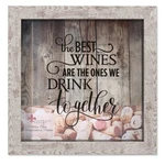 Lawrence Frames 10X10 Weathered Birch Shadow Box Wine Cork Holder. Fixed Price $33.50.