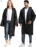 2PCS Borogo Rain Coats For Adults - Reusable Jackets Men & Black. Fixed Price $15.89.