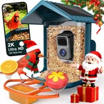 Solar Bird Feeder With 2K Camera, Ai Alerts & 32GB Memory Card. Fixed Price $133.99.