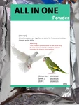 All One Pigeon Powder, Chickens Medicine, Bird Aviary, Canary, Finch. Fixed Price $64.99.