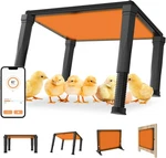 Jissbon 2-IN-1 Chicken Coop Heater With Thermostat And Wifi App, 120W Radiant. Fixed Price $69.99.