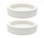 Ihomeset 2 Pcs Reptile Food Ceramic Water Feeder Bowls Anti- Escape Mini. Fixed Price $13.30.