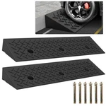 2 Pcs Rubber Curb Threshold RAMPS,4" 38.5" 9.5" W.heavy Loading 3.... Fixed Price $86.37.