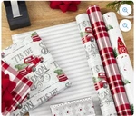 Hallmark Holiday Reversible Wrapping Paper Bundle, Rustic Christmas, Pack Of 3. Fixed Price $15.99.