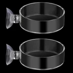 60MM Fish Tank Feeder Dish Aquarium Shrimp With Suction Clear 2. Fixed Price $10.52.