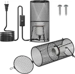 Tobebright 2PACK Reptile Heat Lamp Guard With 150W E26 Ceramic Holder,an.... Fixed Price $40.99.