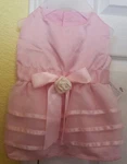 You & Dog Pink Flower Girl Dress- Size Medium. Fixed Price $14.99.