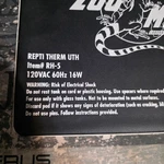 Zoo Med Therm Uth Under Tank Heater RH-5 16W Reptile Pad New 896. Fixed Price $12.99.