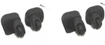 Pc Bqlzr Luggage Swivel 9.1CMX10.7X4.9CM Black Plastic Left & Right Wheels. Fixed Price $14.24.