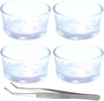 Small Reptile Feeding Dish Food Water Bowl Feeder Cup Basin 4 Pack 0.5 Oz. Fixed Price $9.98.