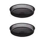 2PCS Metal Round Bird Feeder Tray 7'' Mesh Wild Seed Outdoor Accessory Station. Fixed Price $26.33.